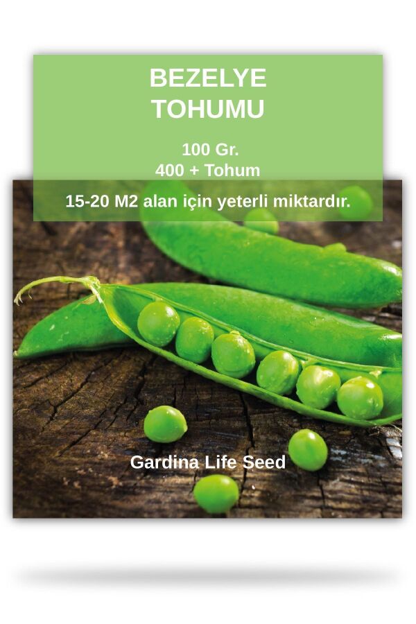 Bezelye Tohumu 100 gram 400 Tohum - Gardina