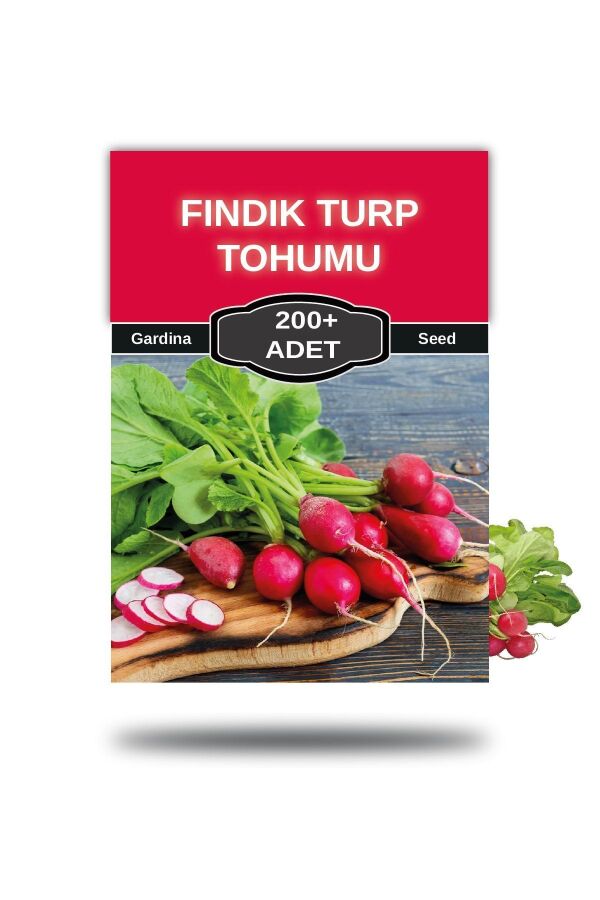 Fındık Turp Tohumu 200 Tohum (PROFESYONEL TOHUM) - 