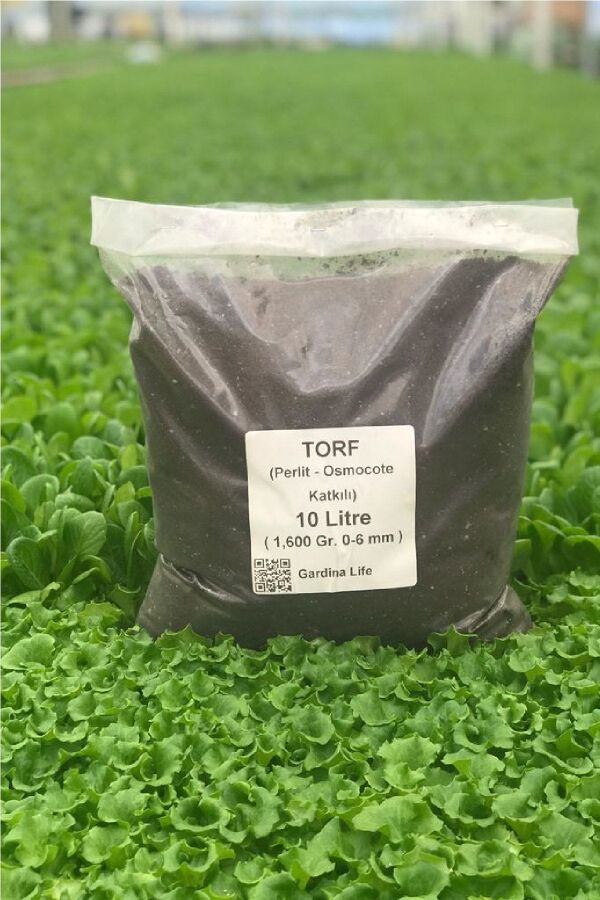 Torf 10 Lt Tohum Çimlendirme Köklendirme Ve Fide Torfu 0- 6 Mm Streril Perlit Ve Osmocote Katkılı - 